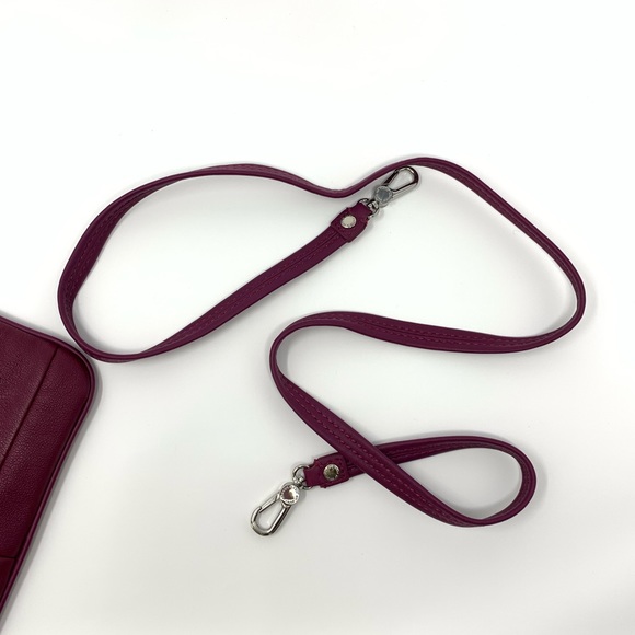 Marc Jacobs Turnlock-Percy Crossbody Bag Purple - Picture 4 of 7